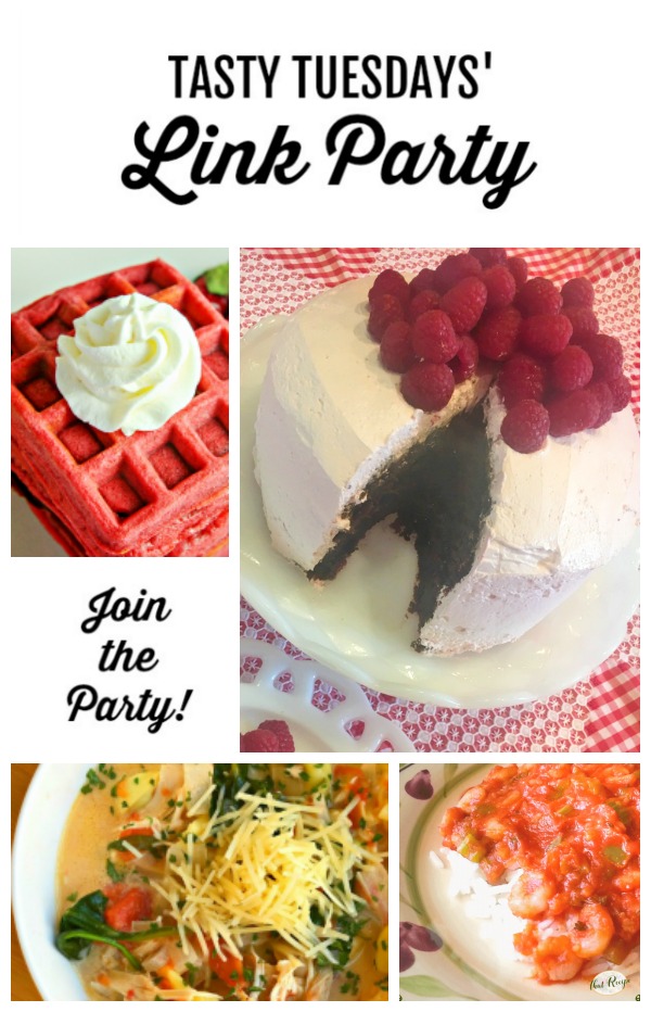 Welcome to this week’s Tasty Tuesdays’ Link Party where we are dishing up the best recipes.  Each week, food bloggers link up their very best and tasty recipes and we want you to join us! #TastyTuesdays #linkparty