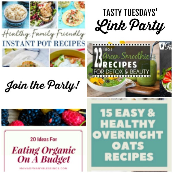 collage of Tasty Tuesdays' link party features