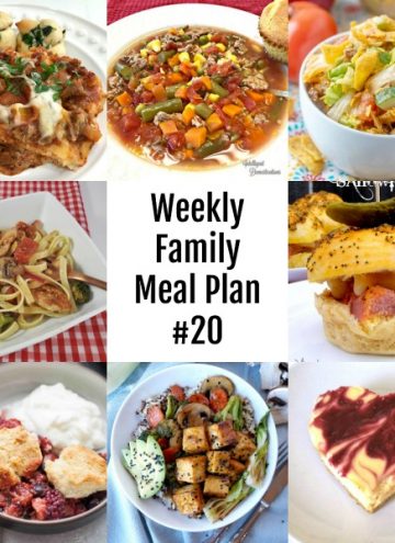 Here’s this week’s Weekly Family Meal Plan!