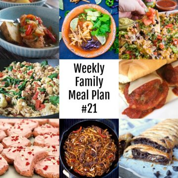 Here’s this week’s Weekly Family Meal Plan!