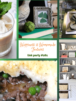 Wee Bit of Irish Flair on Happiness is Homemade Link Party