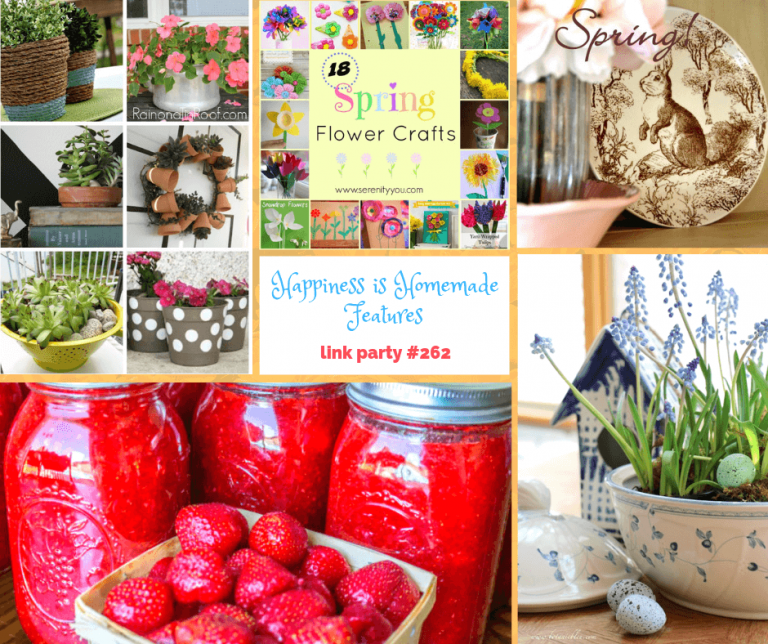 Spring has Sprung on Happiness is Homemade Link Party