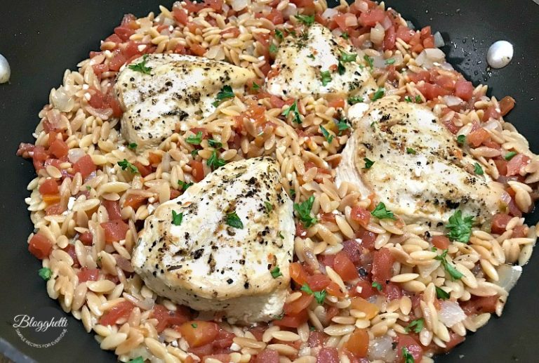 One Pot Italian Chicken with Orzo