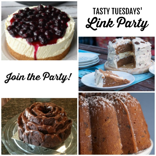 collage of Tasty Tuesdays' Link Party features
