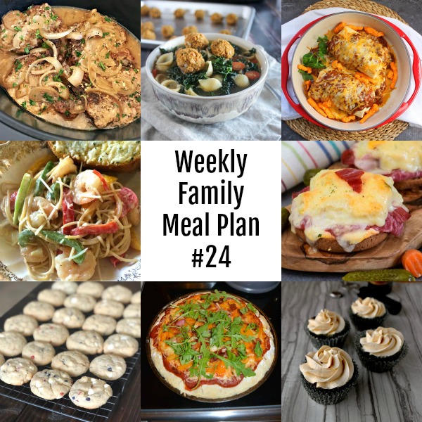 Weekly Family Meal Plan #24