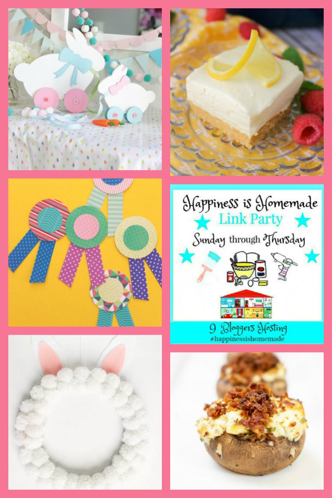 Happiness is Homemade Link Party features collage