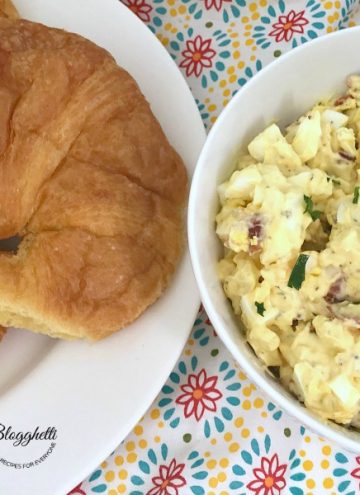Bacon Cheddar Egg Salad = feature