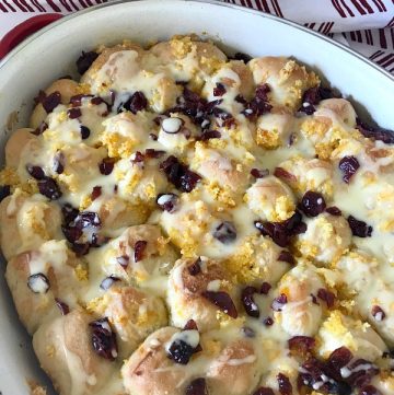 Orange Cranberry Pull Apart Bread