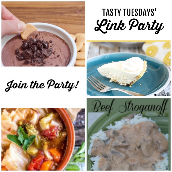 Tasty Tuesdays' Link Party feature collage