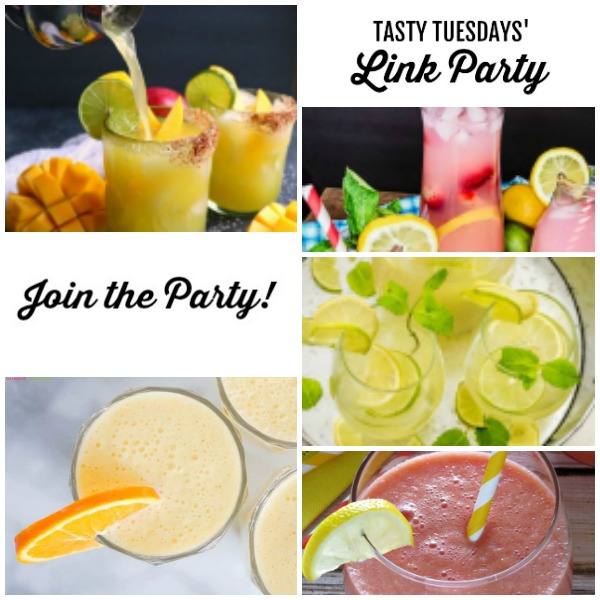 collage of this week's Tasty Tuesdays' Link Party features