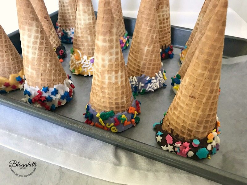Candy Dipped Cones