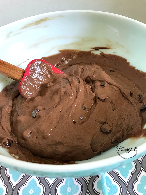 Double Chocolate Muffin batter