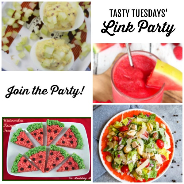 Tasty Tuesdays' Link Party features for July 9 square