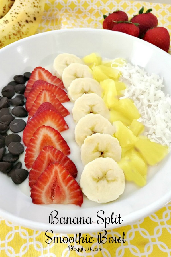 Banana Split Smoothie Bowl