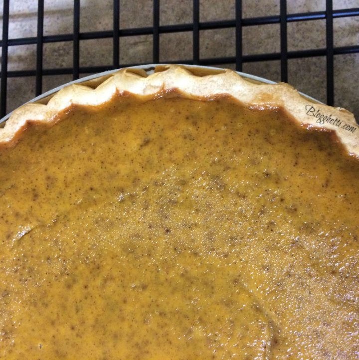 Family Favorite Pumpkin Pie