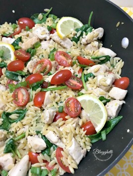 One Pot Lemon Chicken Orzo