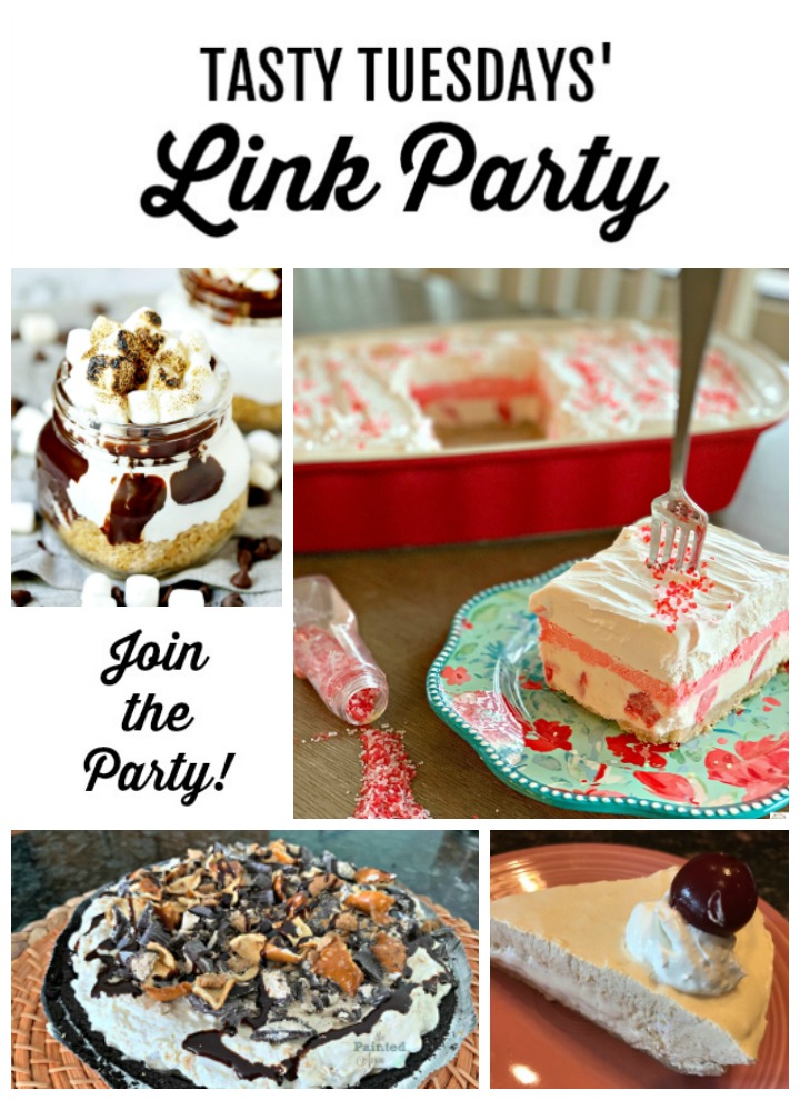 Tasty Tuesdays' Link Party Collage of features for Aug 20
