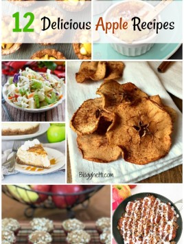 feature image collage of apple recipes