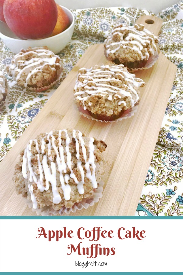 Apple Coffee Cake Muffins #AppleWeek pinterest image