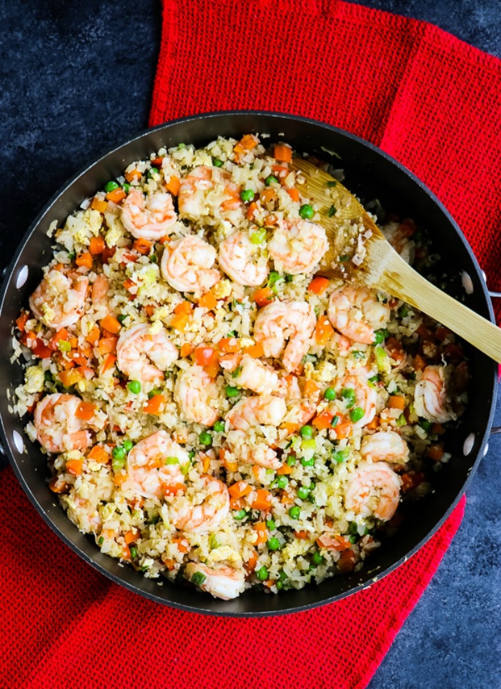 cauliflower shrimp fried rice