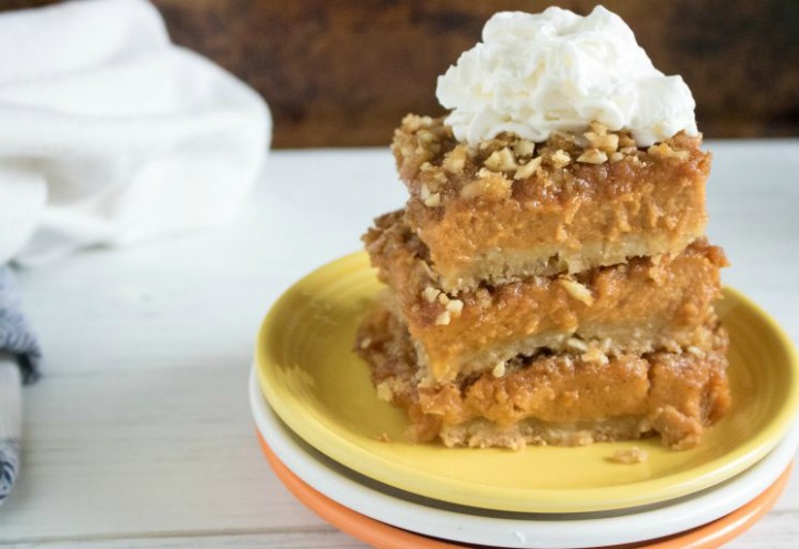 pumpkin pie bars