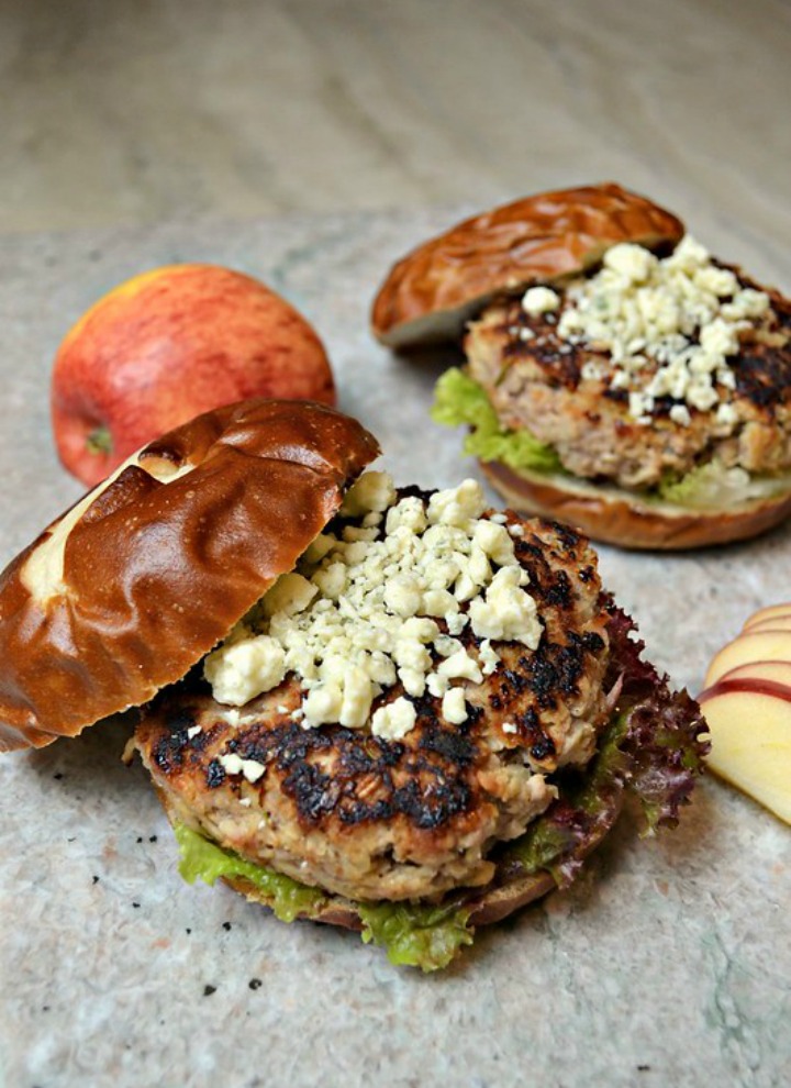 Pork and Apple Burger