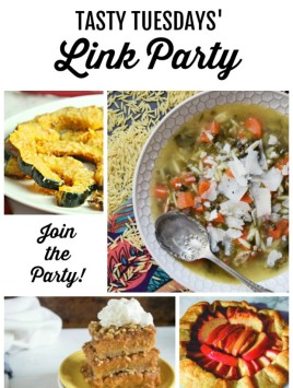 Tasty Tuesdays' Link Party Collage of features for Sept 17
