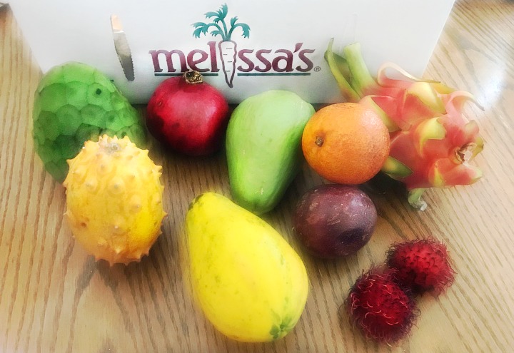 Melissa's Produce box of freaky fruits