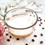 easy to make vanilla caramel apple coffee drink in mug