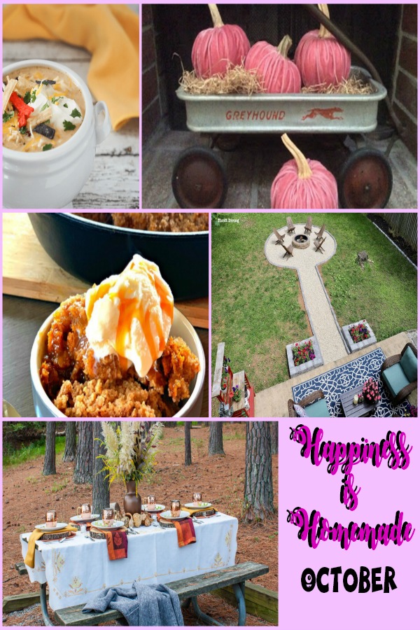 Happiness is Homemade link party collage party 291