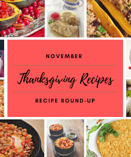 Collage of November recipes for round up