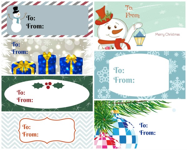 FREE Printable Christmas Gift Tags That Will Add Personality To Your Gifts