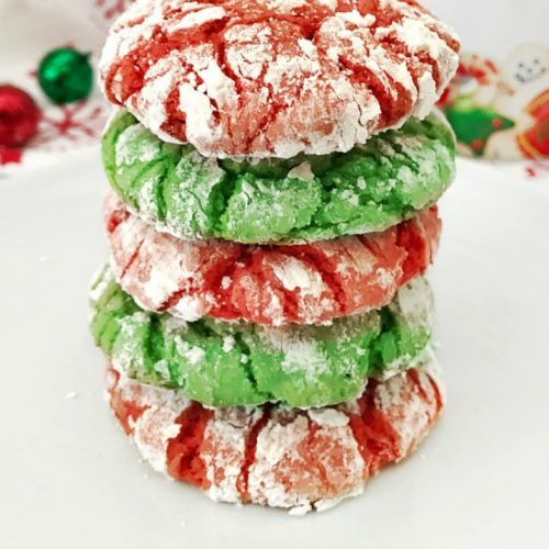 Christmas Crinkle Cookies