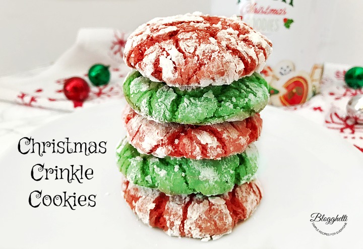 Christmas Crinkle Cookies - twitter