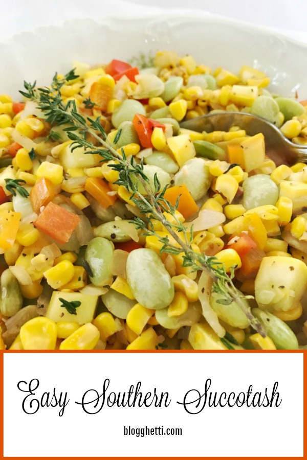 close up of Easy Southern Succotash 