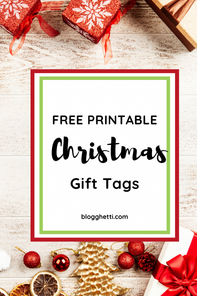 free printable christmas labels