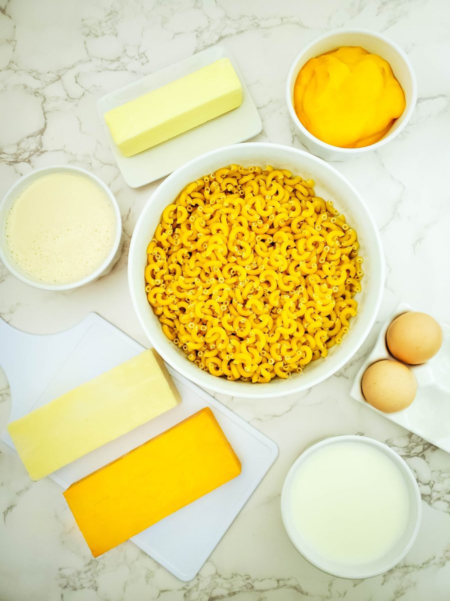 ingredients for mac and cheese