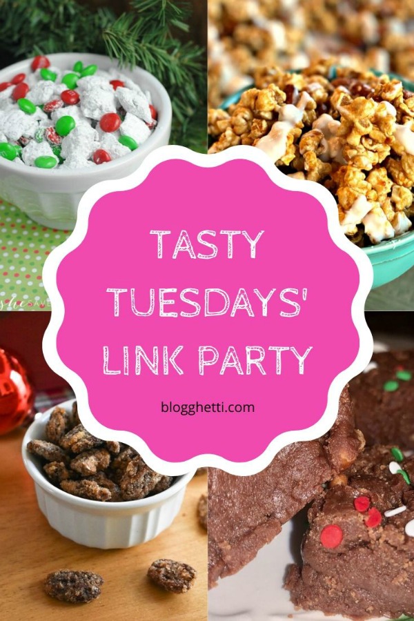 Tasty Tuesdays' Link Party Collage for features for Dec 17