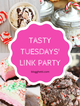 Tasty Tuesdays' Link Party Collage of features Dec 10
