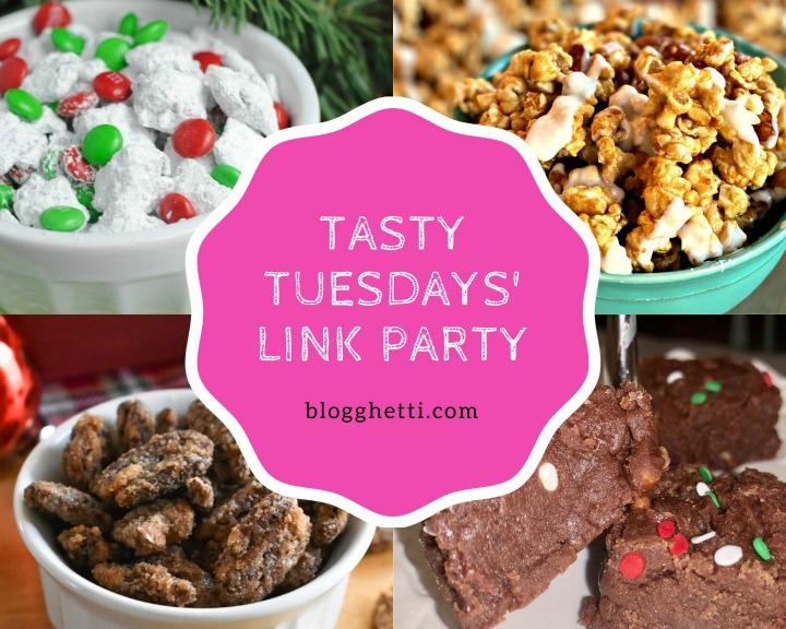 Tasty Tuesdays' Link Party Collage of features for Dec 17