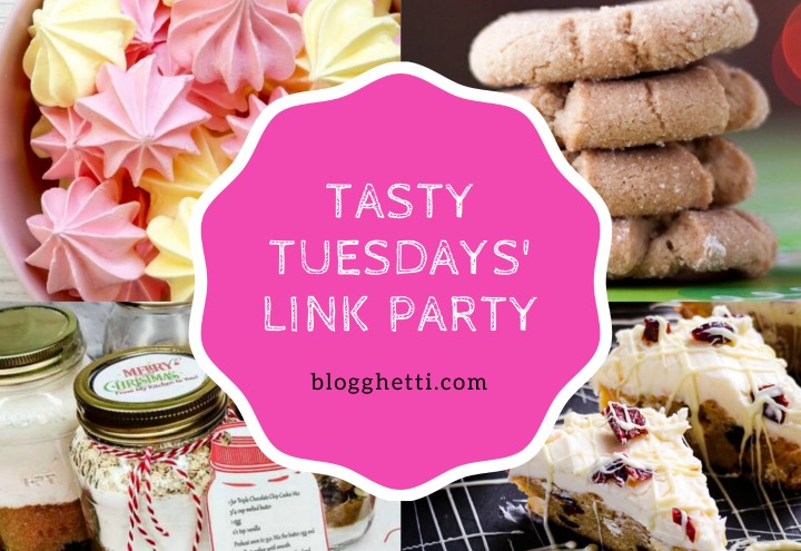 Tasty Tuesdays' Link Party Collage of features for Dec 3