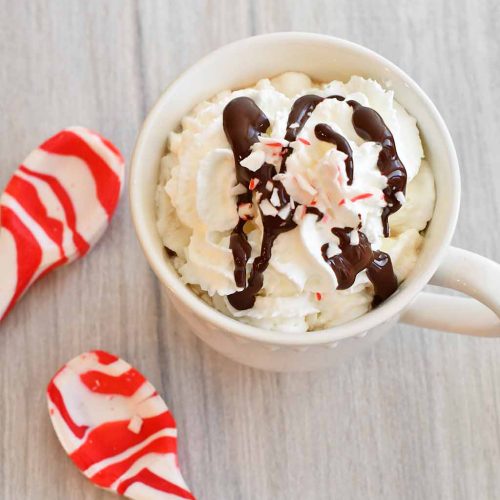 peppermint hot chocolate