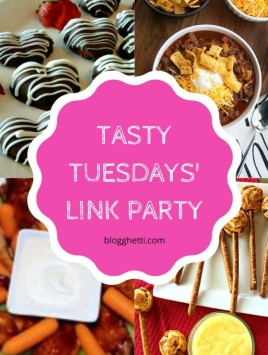 collage of this week's Tasty Tuesdays' Link Party features