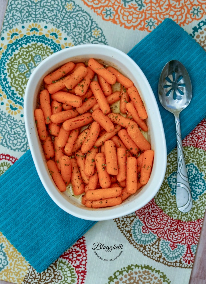 Roasted Butter Garlic Carrots #TastyTuesdays