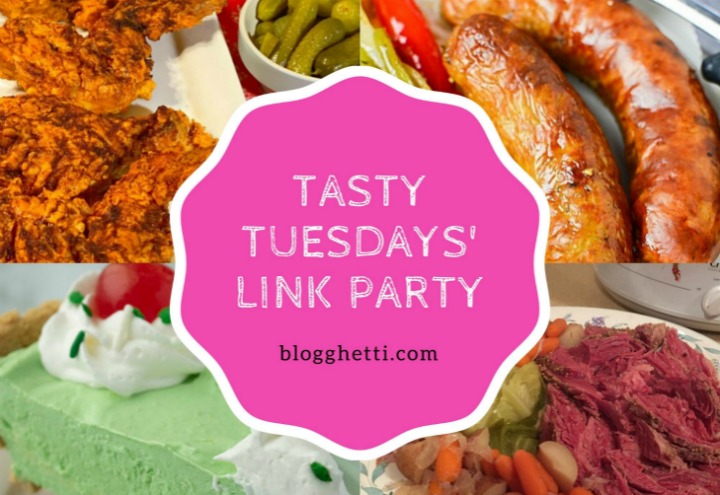 collage of Feb 25 features for Tasty Tuesdays Link Party