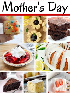 Easy Desserts for Mother's Day collage