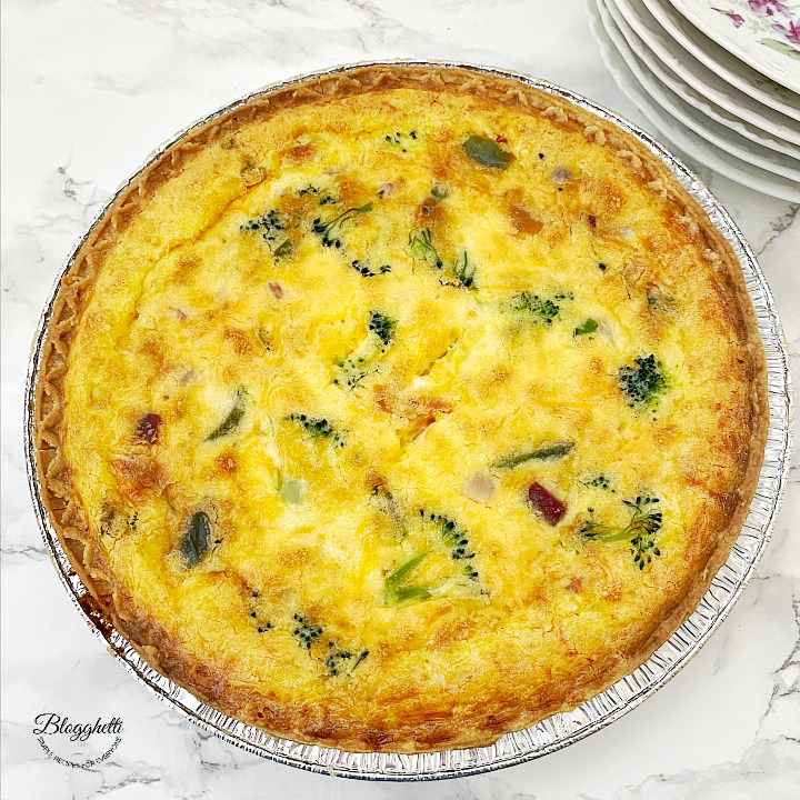 Ham and Broccoli Quiche