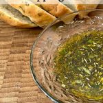 Italian-herb-dipping-oil with bread