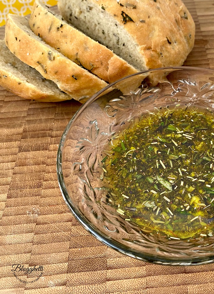 Italian herb oil for dipping