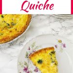Super easy Broccoli and Ham quiche